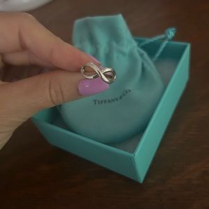 Tiffany sterling silver infinity ring